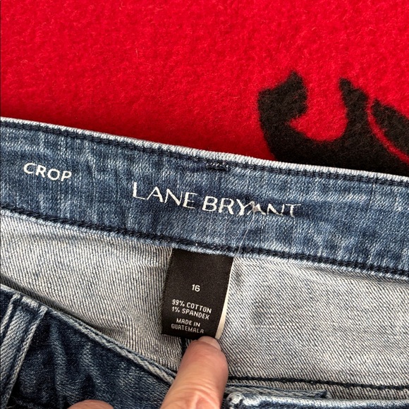 Lane Bryant wide leg capri jeans - Picture 3 of 5